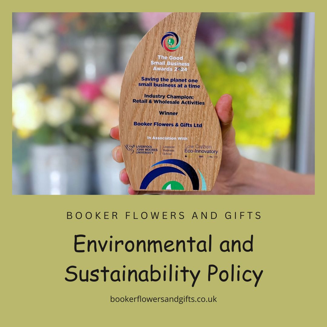 Booker flowers and Gifts Winner of Responsible Business Award 2022